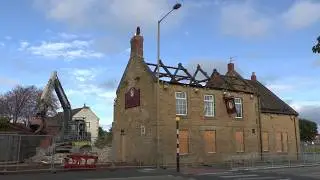 Queens Head pub demolition 2014