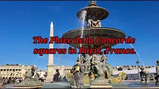 The Place de la Concorde is one of the major public squares in Paris, France.