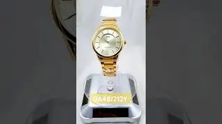 ✨ Reloj Q&Q QA48J212Y - Elegancia y Durabilidad ✨🔥 Dise&ntilde;o cl&aacute;sico con acabado dorado.