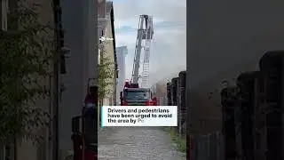 Firefighters battle blaze at industrial estate