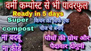 ना वर्मीकम्पोस्ट ना गोबर खाद न हीं किचन के कचरे, अभी बना लीजिए यह ऑर्गेनिक खाद