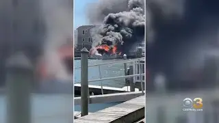 At Least 1 Person Injured After Fishing Boat Catches Fire In Wildwood