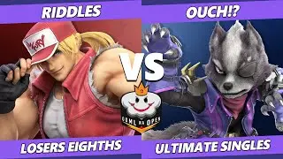 GOML NA Circuit Finale Losers Eighths - Riddles (Ken, Terry) Vs. Ouch!? (Wolf) Smash Ultimate SSBU