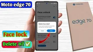 motorola edge 70 me face lock remove kaise kare, motorola edge 70 me face recognition hatana 