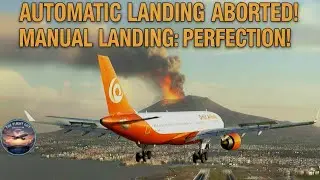 AUTOLAND FAILURE AT NAPLES! 🚨 A310 Manual Landing Save ✈️💯