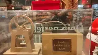 Conching machine in a chocolate museum. Rudolf Lindt discovered the process to make smoth chocolates