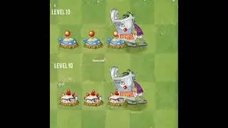 Plants vs Zombies 2 Level 10 Potato Mine & Primal Potato vs Level 10 Sunday Edition Zombie