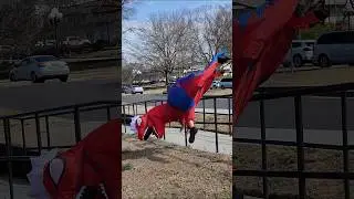 Spider-Fam PARKOUR Escape Spider-Rex pt. 2