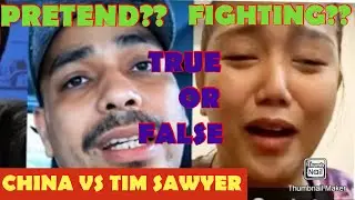 True Or False! [ China Roces & Tim Sawyer] Fighting On Fb Live!
