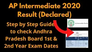 AP Intermediate 2020 Result (Declared) - Check Andhra Pradesh Board 1st & 2nd Year Result Here