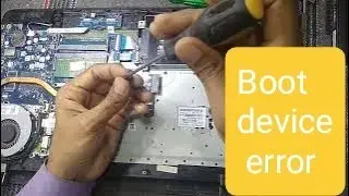 hp laptop boot device not found ! boot device error