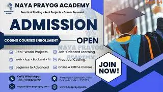 🚀 PYTHON CLASS | PART 14 🐍💻🔥 एक नया Concept, एक नई Learning!