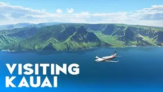 Flying over Kauai - Our Honeymoon Tour - Microsoft Flight Simulator 2020 Max Settings