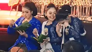 KEBERSAMAAN NIKEN SALINDRY,BIRGITA,WINONG MENIKMATI NASI PECEL KHAS MADIUN YG MANTAP