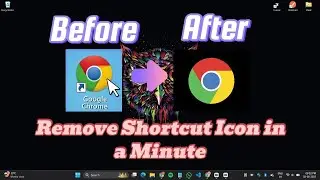 🎯  Remove Shortcut Arrow from Desktop Icons in Windows 11 | Registry Editor Method (100% Working)