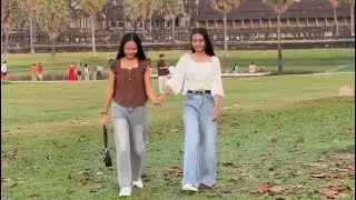 បងប្អូនខ្ញុំមកលេងអង្គរម្ដងៗថតរូបចង់គាំងទូរស័ព្ទ😆