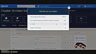 Creating and using Study sets in Quizlet