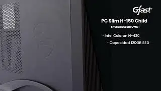 Pc Gfast H-150 Child Intel Celeron 120GB SSD 4GB Ram Windows 11