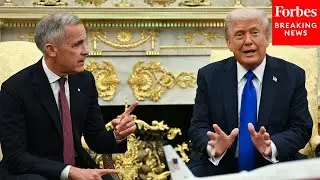 JUST IN: Trump Cracks Joke About US-Canada Merger In Front Of Canadian Prime Minister Mark Carney