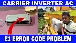 Carrier Inverter Ac E1 Error Code Problem Balichandrapur || E1 Error Code Problem #vlog