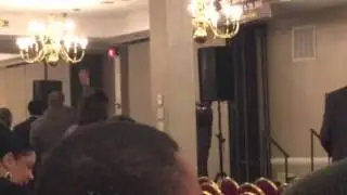 Pastor Kervy Brown singing 