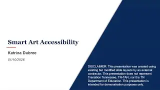 Smart Art Accessibility PowerPoint Part 1
