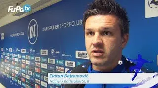 Zlatan Bajramovic - Karlsruher SC II - zum Spiel vs. 1.CfR Pforzheim, FuPa.tv-Interview, 17.9.2017