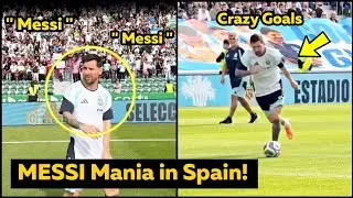 MESSI Madness in Elche as 25k Fans GO WILD During Argentina Training vs Angola