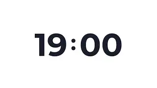 19 Minute Timer