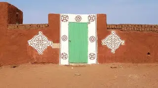Les entr&eacute;es d&eacute;coratives de Oualata - Mauritanie