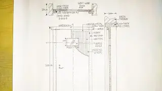 Flush Door Drawing | Front Elevation | Sectional Plan | Sectional Side Elevation | Building Drawing