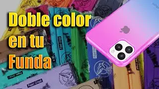 Como pintar la funda de dos COLORES