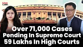 Over 71,000 Cases Pending In Supreme Court, 59 Lakhs In High Courts