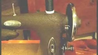 Threading a White Rotary model 43 sewing machine