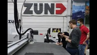 Демонстрация возможностей промышленного плоттера Zünd G3 XL-3200