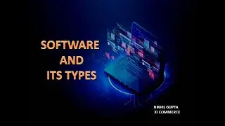 Software and types of software | Power point presentation