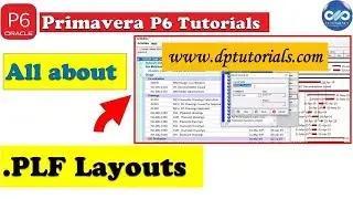 What Is PLF File? And How To Open It In Primavera P6 || All About Layouts in Primavera P6