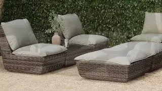 SunVilla Swann 10 Piece Modular Outdoor Patio Sectional Set