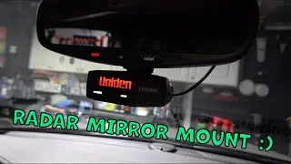 Durango Hellcat Radar Mirror Mount (BEST METHOD)