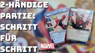 Marvel Champions für Neueinsteiger: Zweihändig (Mehrspieler) gegen Klaw!