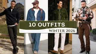 10 Latest Outfits for Men | Winter 2026 Fashion