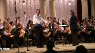 Vasyl Savenko singing with Banduryst Capella of National Academy of Music