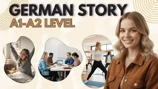 Learn German with Stories: A Day in a Student's Life (A1-A2) | Laras Tag #germanforbeginners