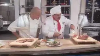 Miracle Blade World Class Knives TV Infomercial: Part 2-Chef Tony displays the value of the knives
