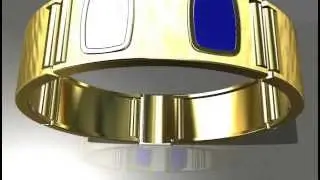 armreif 5teilig mit lapis