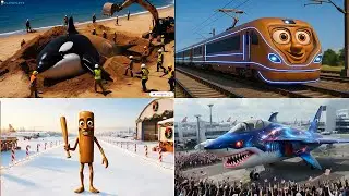 ITALIAN WORKERS 🆚 ITALIAN TRAIN 🆚 TRANSFORMATION  Tiles Hop Brainrot Vibes 🎶