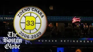 Zdeno Chara&rsquo;s number retired at TD Garden