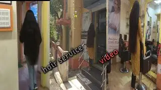 hair service video|dev hair stylist|indian women hair cut|long hair play