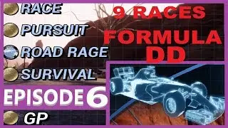 Dangerous Driving - FORMULA DD CLASS - all GOLD and PLATINUM Medals - Walkthough 9 RACES