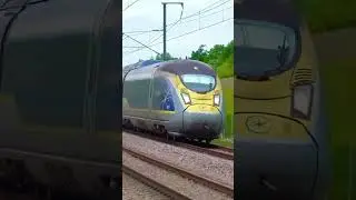 Class 374 passing Boxley Tunnel heading towards Paris Nord. #eurostar #e320 #trainspotting